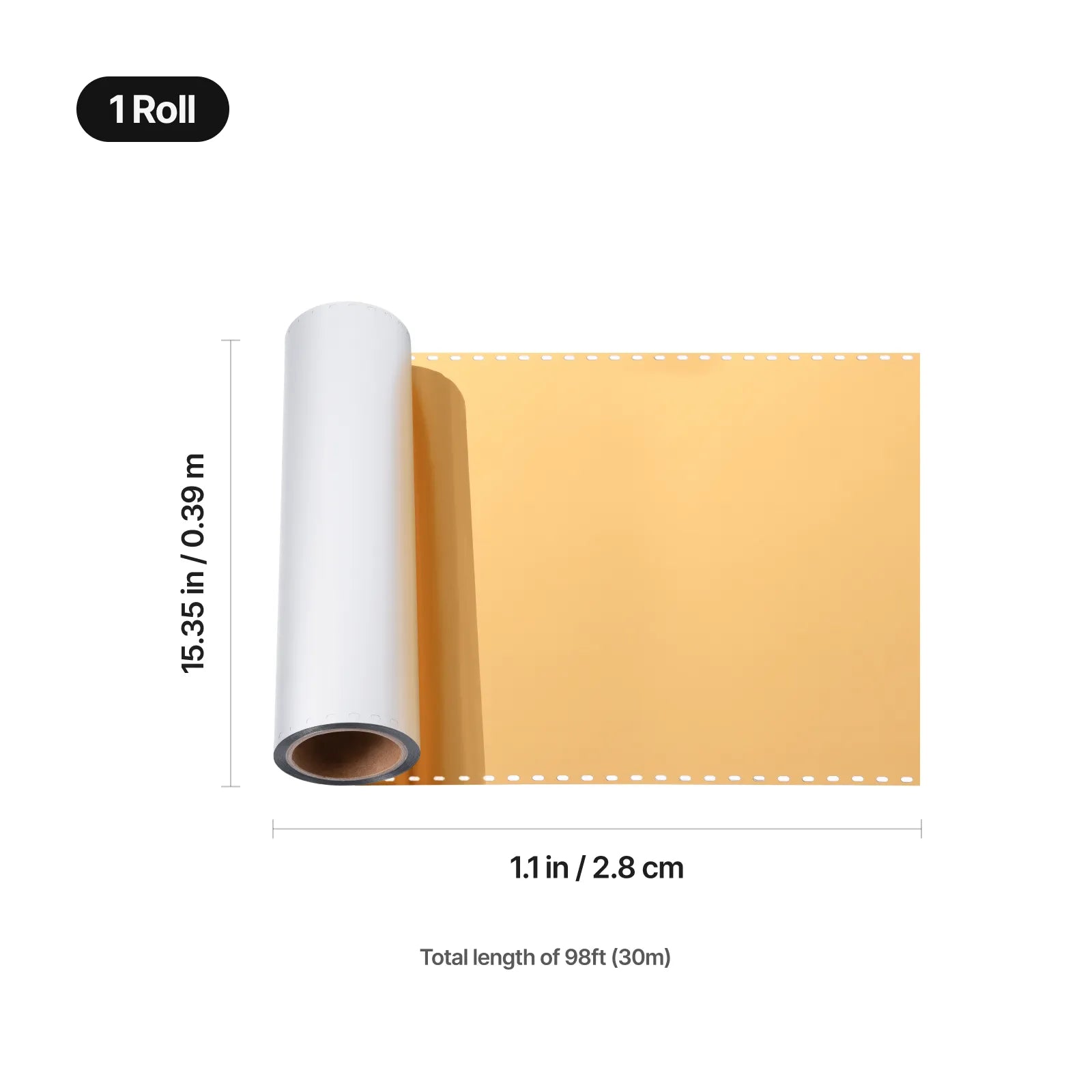 xTool Película DTF efeito dourado 30 m — Apparel Printer - Image 3